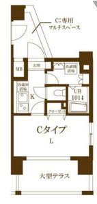 ベルア三宿 501 間取り図