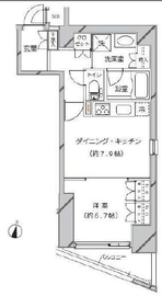 ライジングプレイス秋葉原 6階 間取り図