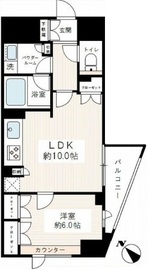 ファミール銀座イースト 2階 間取り図