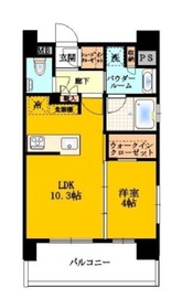 エクセレントシティ白金高輪 7階 間取り図