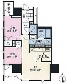プレミスト麹町 13階 間取り図