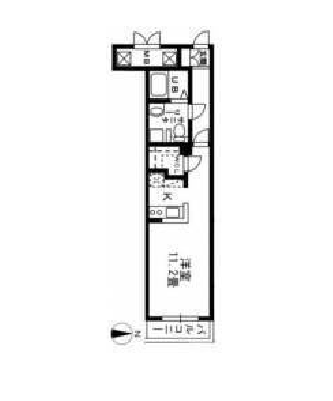 Savoir Ebis (サヴォワール恵比寿) 204 間取り図