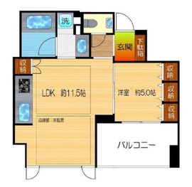 中野ツインマークタワー 4階 間取り図