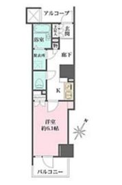 グランスイート日本橋人形町 3階 間取り図