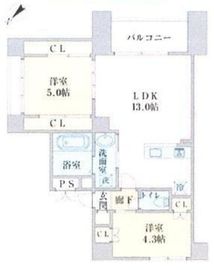 田園調布レジデンス 201 間取り図