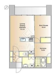 田園調布レジデンス 102 間取り図