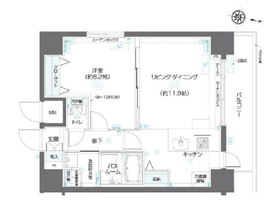 ZOOM九段下 11階 間取り図