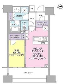 クレヴィア東京八丁堀湊ザ・レジデンス 11階 間取り図