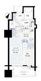 ウェリスタワー千代田岩本町 10階 間取り図