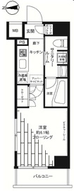 ステージグランデ大森アジールコート 8階 間取り図