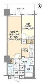 コスモポリス品川 29階 間取り図