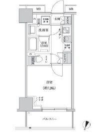 パークハビオ渋谷本町レジデンス 309 間取り図