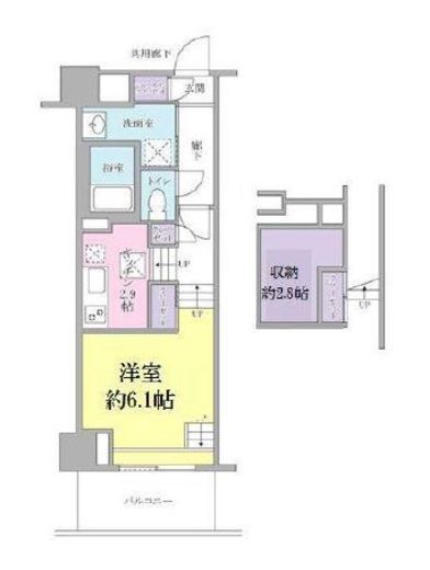キーヌ・ブラン 419 間取り図