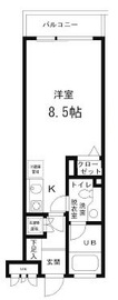 レジディア笹塚 313 間取り図