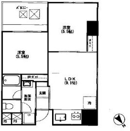 美竹コート 3階 間取り図