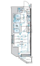 クレイシア新宿 5階 間取り図