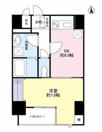 ISSEI Residence 神樂坂 202 間取り図