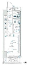クレイシア新宿 5階 間取り図