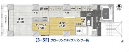 LILIO小石川 501 間取り図
