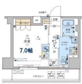 ジェノヴィア東日本橋駅前グリーンヴェール 10階 間取り図