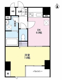 ISSEI Residence 神樂坂 303 間取り図