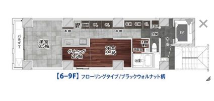 LILIO小石川 601 間取り図
