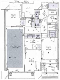 ドゥ・トゥール 50階 間取り図