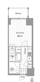 シグマ西麻布2 702 間取り図