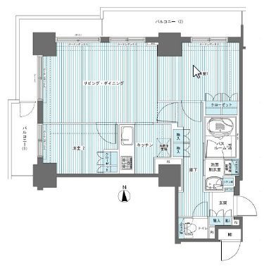 フェニックス西参道タワー 12階 間取り図