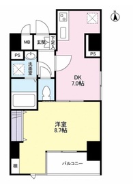 ISSEI Residence 神樂坂 703 間取り図