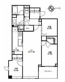 パークコート高輪ヒルトップレジデンス 3階 間取り図