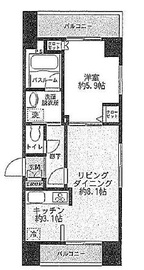 グリーンパーク日本橋浜町 2階 間取り図