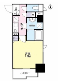 ISSEI Residence 神樂坂 405 間取り図