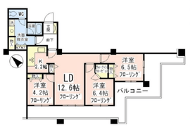 晴海ビュータワー（晴海アイランドトリトンスクエアビュータワー） 27階 間取り図