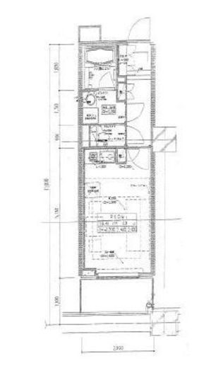 白金タワー 10階 間取り図