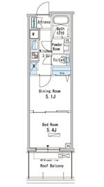 メルヴェーユ馬込 404 間取り図