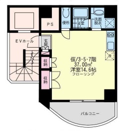 FirSt-A虎ノ門 301 間取り図