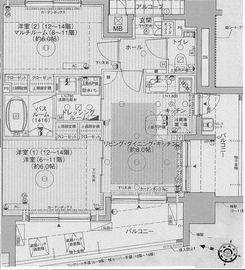 エステムプラザ飯田橋タワーレジデンス 704 間取り図