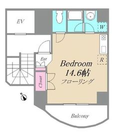 FirSt-A虎ノ門 601 間取り図