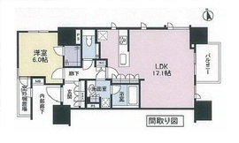 ブランズ東麻布 3階 間取り図