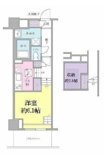 キーヌ・ブラン 215 間取り図