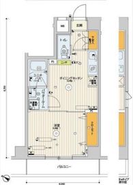 スカイコート渋谷神山町 2階 間取り図