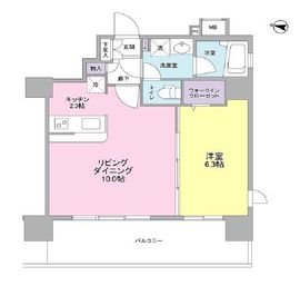 アイルズ東中野 1102 間取り図