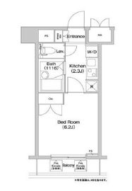 コンフォリア芝浦キャナル 506 間取り図