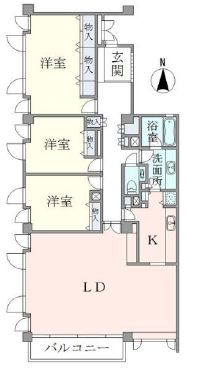 N・Iヒルズ池田山 301 間取り図