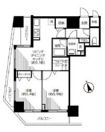 銀座レジデンス伍番館 406 間取り図