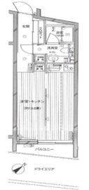 コージーコート中目黒 105 間取り図