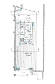 コージーコート中目黒 405 間取り図