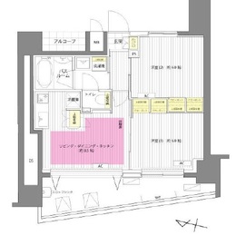 エステムプラザ飯田橋タワーレジデンス 1203 間取り図