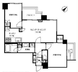 ルフォン不動前 1階 間取り図